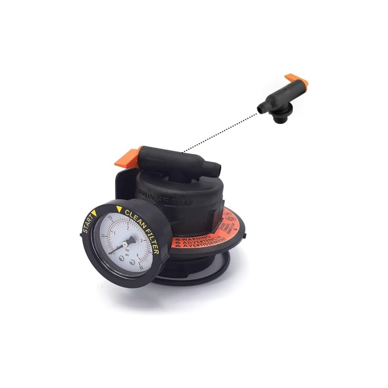 SplashCraft CCX1000V Air Relief Replacement for Swimming Pool DE, Sand,