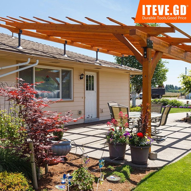 ITEVE.GD Roof Riser Bracket Kit,Adjustable Angle Roof Riser for 4