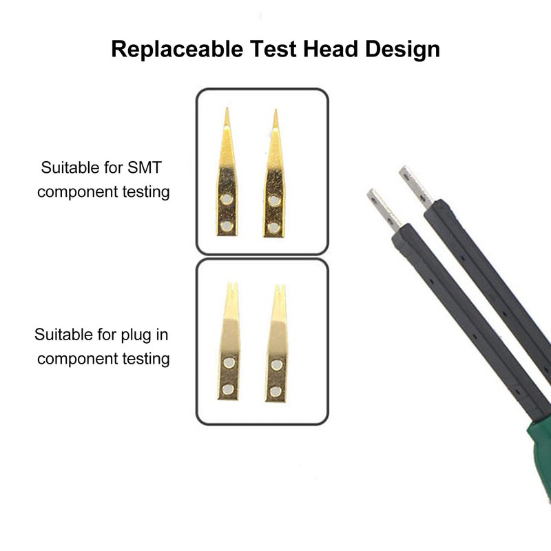 Probador de Capacitores de Resistencia, Probador SMD Inteligente Tamaño Compacto