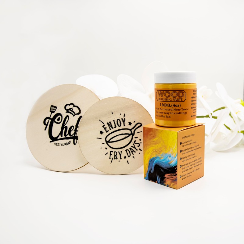 DGAGA Wood Burning Paste Wood Burning Gel for Heat Gun