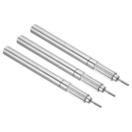 PATIKIL Paper Quilling Tool, 3 Pack Metal Slotted Needle Pen Curling Rolling for Strips DIY Art Crafts, Silver