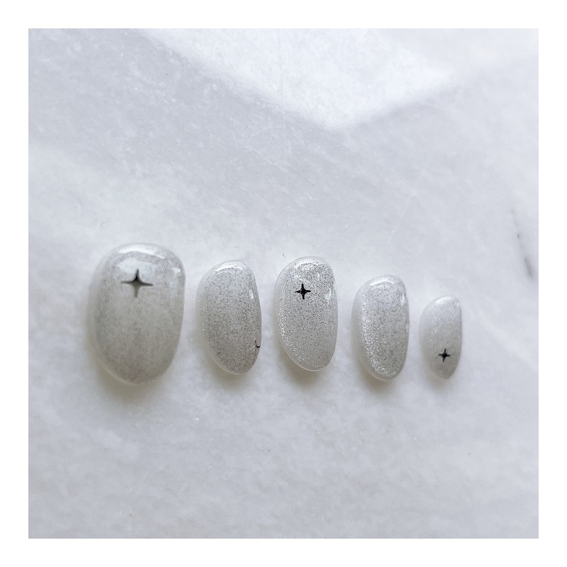 Glass Al Nail - Almond / 유리알네일 - 아몬드