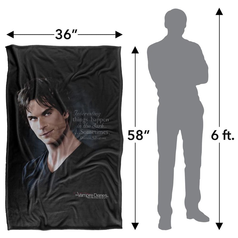 LOGOVISION Vampire Diaries Sometimes Coperta super morbida al tatto setoso