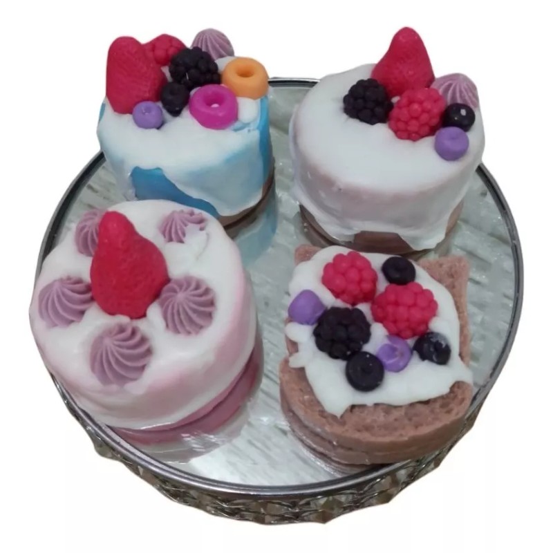 La Suculenta velas y jabones artesanales 10 Jabones Artesanales Pastelito