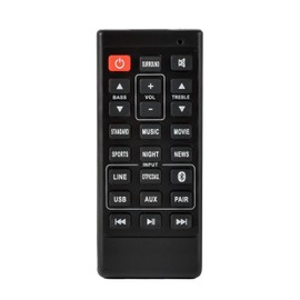 Replace Remote Compatible with Sanyo FWSB415E A FWSB405FS FWSB405F NC302UH NC300UH FWSB426F Soundbar Remote Control, Home Audio Sound Bar System Replace Remote Control