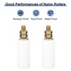 uxcell Gate Roller Guide Adjustable, 3" Sliding Gate Nylon Roller