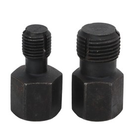 Aramox 2pcs Oxygen Sensor Socket Removal & Thread Chaser Set - Spark Plug M12x1.25 & M18x1.5 Rethread Chaser Kit