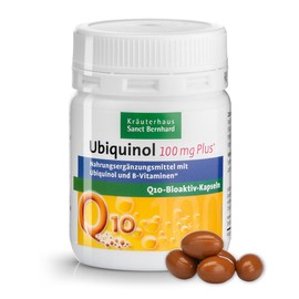 Sanct Bernhard Ubiquinol 100 mg Q10 Bioactive PLUS Capsules with 100 mg Ubiquinol (Kaneka QH™) per Capsule, 75 Capsules