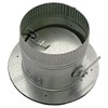 6" Round Take-Off Collar w/Damper, 26 ga.