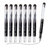 EYEYE Disposable Fountain Pens Fine Point, 8 Pack Black Pens