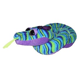 Wild Republic Snakes, Snake Plush, Stuffed Animal, Plush Toy, Gifts for Kids, Stripes, 54"