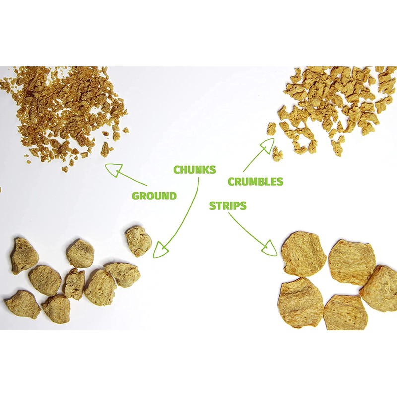 Plant Basics - Hearty Plant Protein - Unflavored Chunks, 1