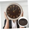 BIUDECO Wooden Clock Dial Replacement Round DIY Clock Part Sturdy