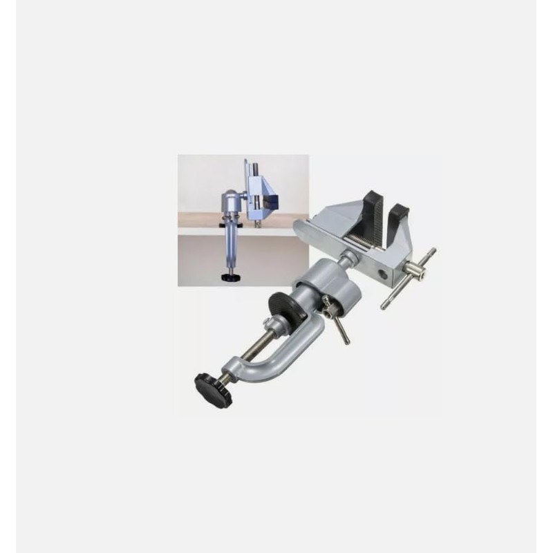 ZONADA 360° Rotating Table Bench Vise Aluminum Clamp for Hobby