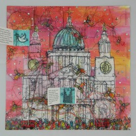 Swiss Kiss Evensong at St Paul's Advent Christmas Advent Calendar 290 x 290 mm with pictures and facts