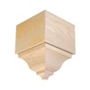 NewMouldings EWCR63 Crown Outside Corner Block 3-1/2 Tall x 2-3/8