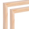 2 WOOD TRAY SHADOW GAP FRAMES FOR ARTIST CANVAS in