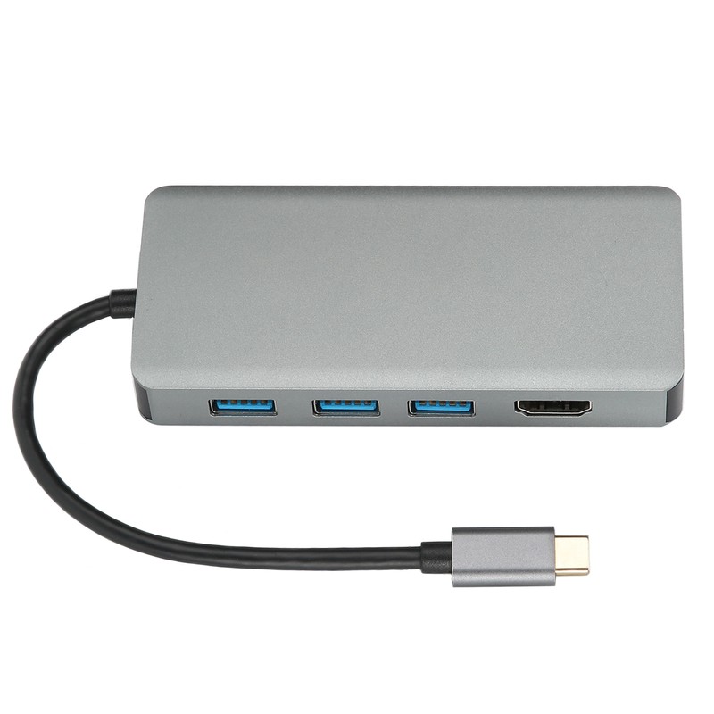 Hub Adapter TypeC to HDMI Cable VGA Converter USB B0504