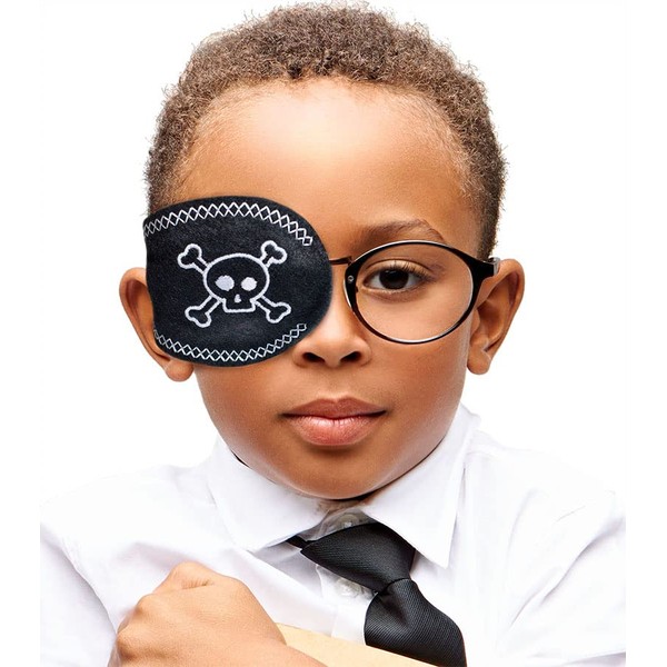 Eye Patch - Right Coverage Child Skull Pocket Eye Patch by Patch Pals