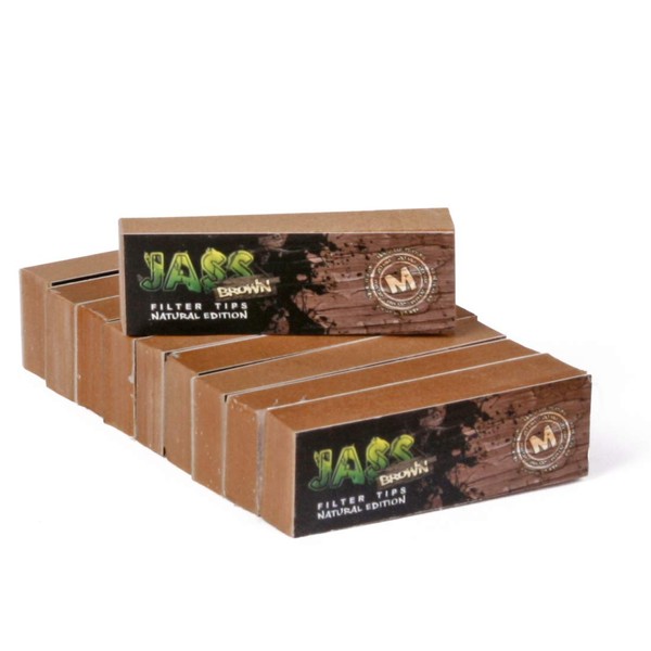 10 Packs Jass Filter Tips Brown