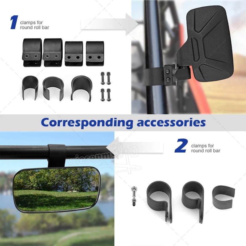 WSAYS Fit Can-Am Commander 800 1000 1.5 - 2" Roll