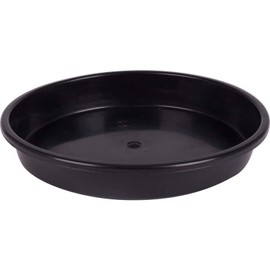 Decor Growers Seeding Plant Saucer, Black, 300 mm Size