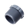 Semetall PVC Pipe Fitting 1" Male Thread to 3/4" Female