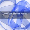 6 Rolls x 10 Yards Sheer Chiffon Ribbons, 1 Inch