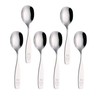 Exzact 6pcs Kids Spoons Children's Cutlery Stainless Steel - Dishwasher