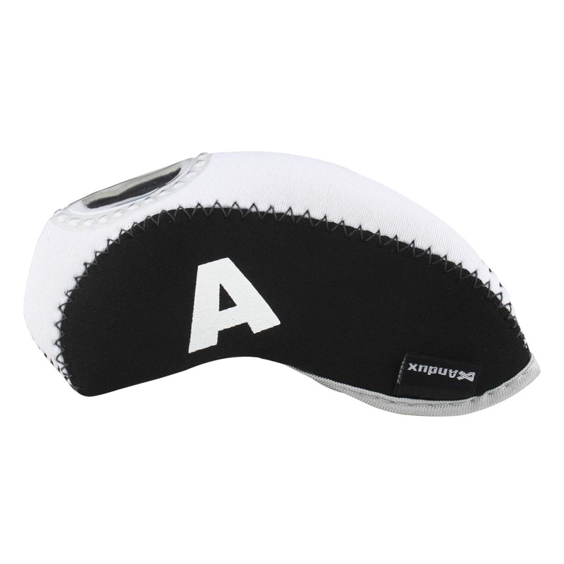 Andux Number Print Golf Club Iron Cover Headcover with Clear