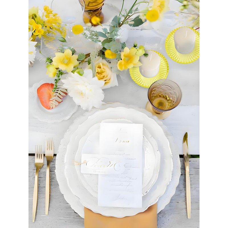 ECHFSM Set of 2 Candle Plate 3.8 Inch Glass Candle