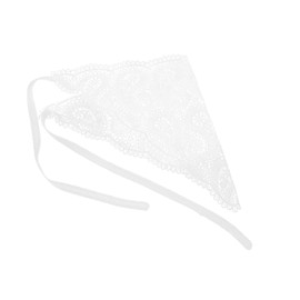 BIUDECO Floral Crochet Bandana Headscarf Chic Vintage Headwrap for Women Triangle Hair Scarf