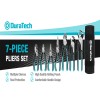DURATECH 7-Piece Pliers Set with Rolling Pouch High-Strength Materials Tool