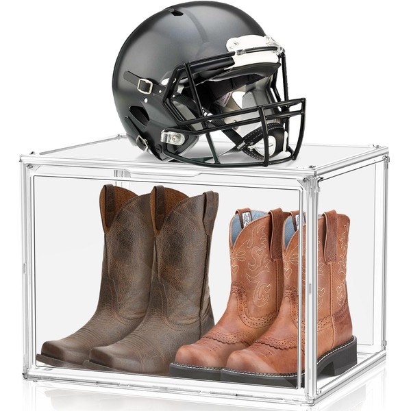 DAYOOH XXX-Large Shoe Box Extra Large Acrylic Display Case Transparent