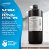 1 LITRE HYDROGEN PEROXIDE (3%) FOOD GRADE w/Black Flip Top