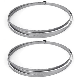 QIMEI-SHOP Bandsaw Blade 1400 x 6.35 x 0.35 mm 15 TPZ Saw Band for 8 Inch Wood Band Saw Blade Hardwood Firewood Plywood Plastic Pack of 2