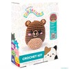 Squishmallow Original Omar The Bear Crochet Kit, Includes Yarn, Crochet