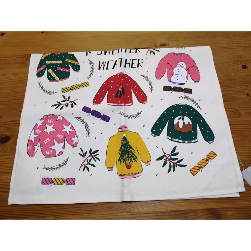 Ulster Weavers - Christmas Sweaters Tea Towel (74 x 48cm)