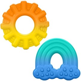 Bright Starts Pack 2 Mordederas de Silicona para Bebés