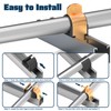 Pearwow 10 Pack Rubber Cushion Strut Clamp, Zinc-Plated for Mounting