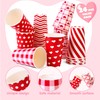 JOYIN JOYIN 24pcs Valentine's Day Disposable Cups with Cup Sleeve