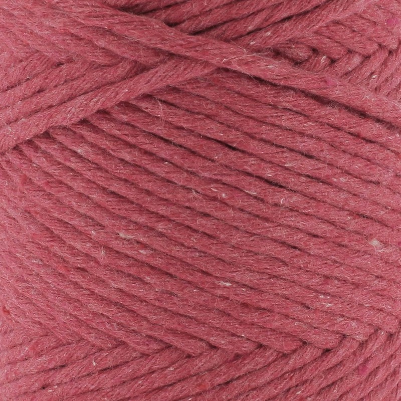 Hoooked Spesso Chunky Cotton Macrame Yarn-Coral