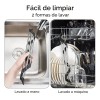 Escurreplatos Triangular Enrollable Plegable Para Fregadero