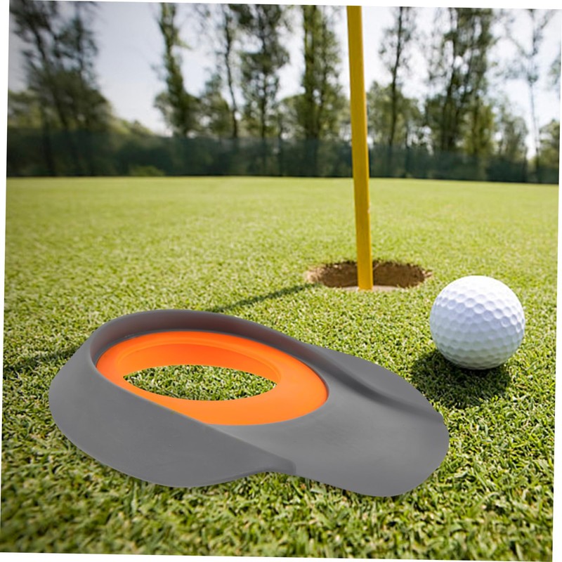 Kisangel 2pcs Enhance Your Golf Skills Indoor Golf Putting Cup