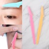 Neulsom 2-Piece Straight Eyebrow Razor Eyebrow Razor Eyebrow Trimmer Eyebrow Shaver