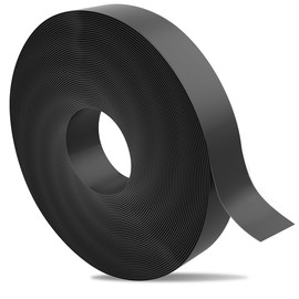 Melamine Edge Banding 3/4 inch x 50ft, Iron on with Hot Melt Adhesive, Pre-glued Flexible Black Veneer Edging for Plywood