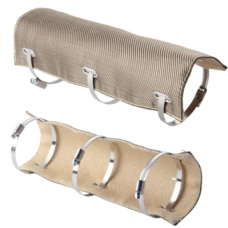 broyear 6"x12" Exhaust Heat Shield, Universal Pipe Heat Shield Protector