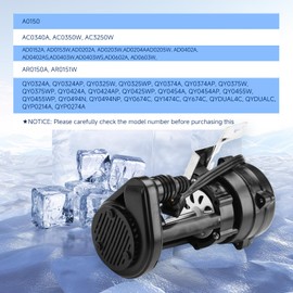 Water Pump, 7623063 76-2306-3 Water Pump,115V 60HZ 6W Compatible with Manitowoc Ice Machine, Fit for A, B, C, E, G, H, J, K, M, P and Q Series