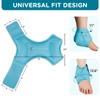 Comfytemp Ankle Ice Pack Wrap 2Packs, Reusable Gel Heel Ice