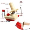 Loriketty Manual Yarn String Winder - Yarn Fiber Coiler Ball
